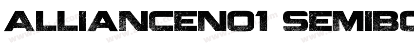 AllianceNo1 SemiBol字体转换